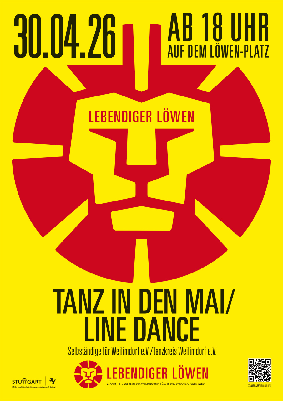 Lebendiger Löwen – Tanz in den Mai mit "Line-Dance"